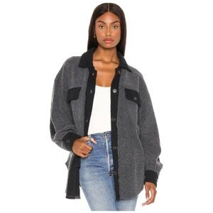 FREE PEOPLE Ruby Button Down Oversized Jacket size S